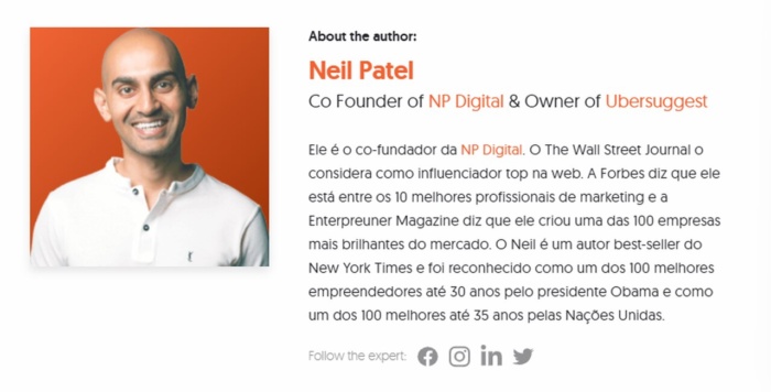 imagem de autor: Neil Patel
