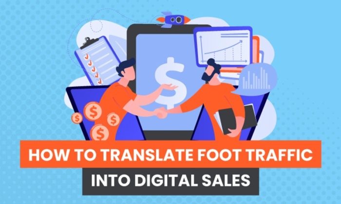 چگونه می توان ترافیک پیاده را به فروش دیجیتال ترجمه کرد