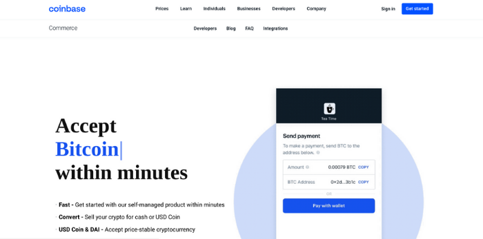 How to Accept Bitcoin and Other Crypto Payments On Your Website - Coinbase Commerce