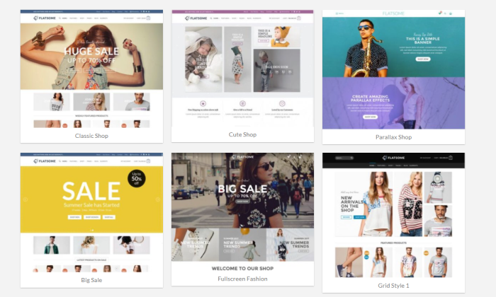Flatsome templates for Best Ecommerce WordPress Themes
