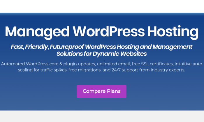Nexcess homepage for Best Managed WordPress Hosting