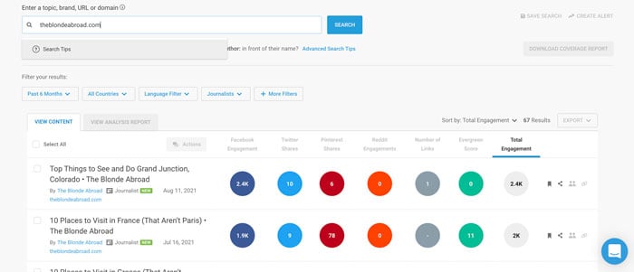 How to Do Quarterly SEO Planning - Use BuzzSumo for competitor research