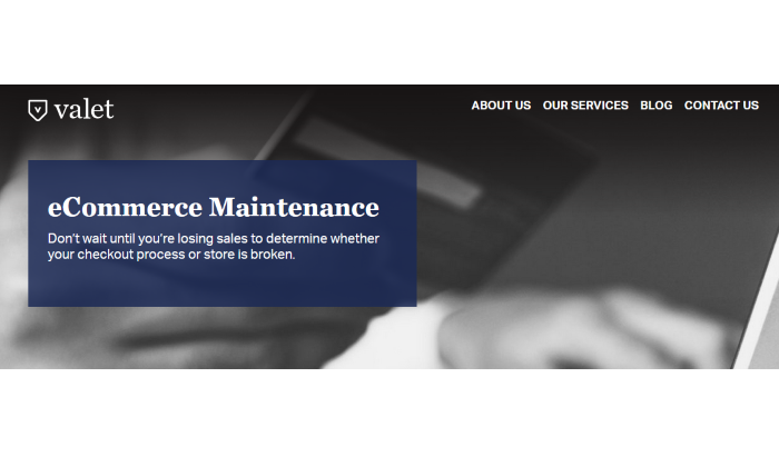 Valet homepage for Best WordPress Maintenance and Management Services