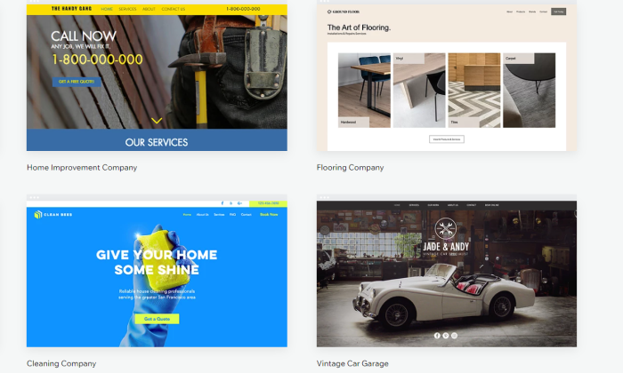 Wix business site templates for Best Free Web Hosting