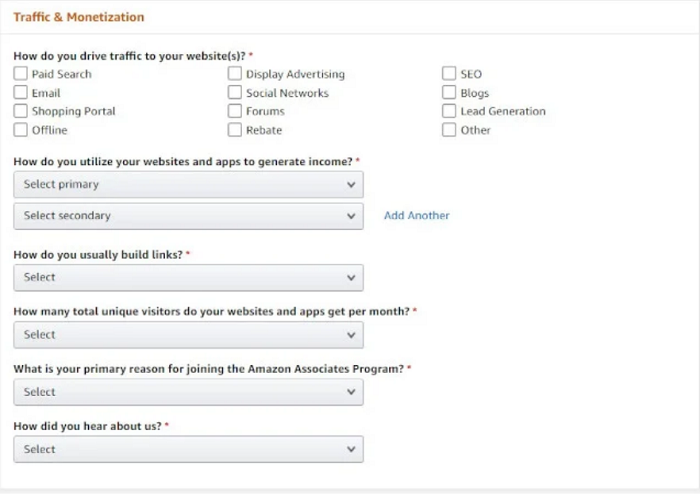 How to Set Up the Amazon Associates Affiliate Program - Explain Your Marketing Strategy