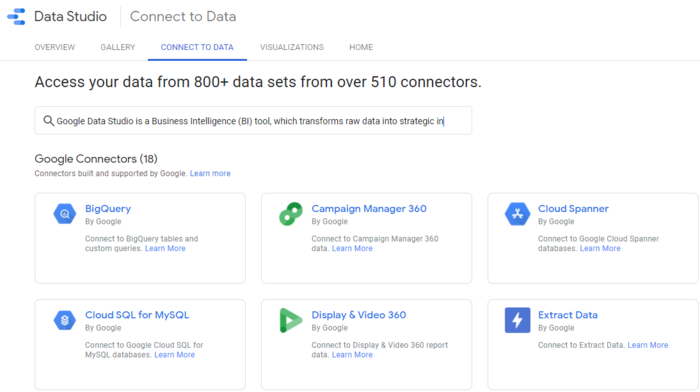 Google Data Studio 1