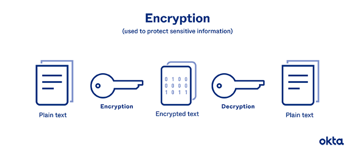 Encryption for preventing website data breaches. 