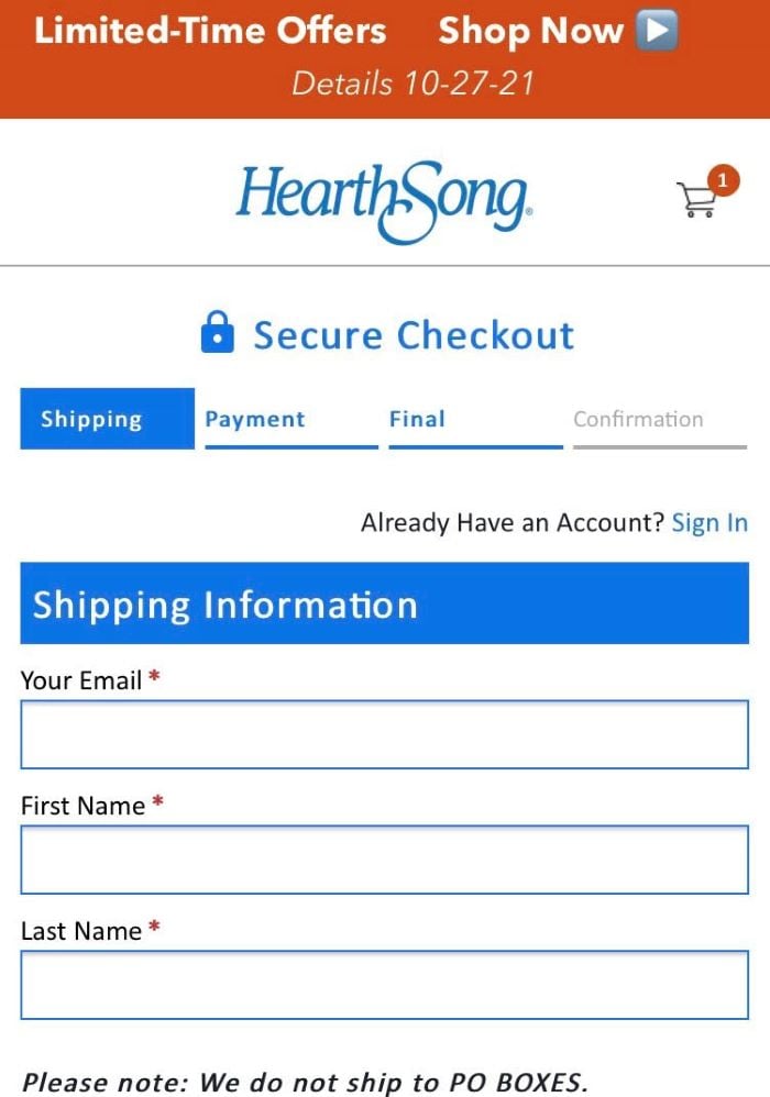 Examples of Progress Bars On Websites  - HearthSong