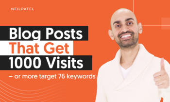 Blog Posts That Get 1000 Visits or More Target 76 Keywords