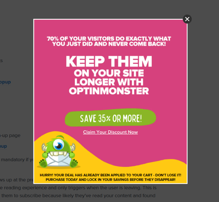 15 Examples of Effective Pop ups to Use on Your Website