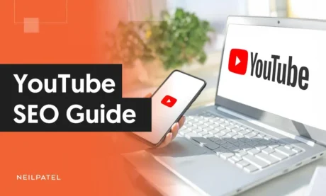 A graphic that says "YouTube SEO Guide."