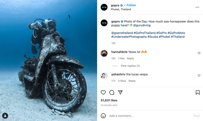 User-Generated Content Example - GoPro