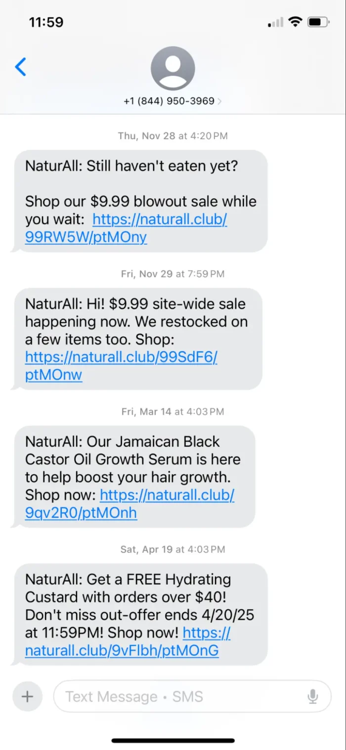 A NaturAll ad.