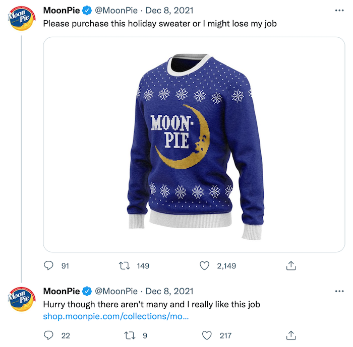 Content Marketing Examples - MoonPie