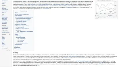 An example company Wikipedia page.