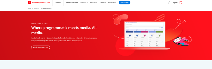 Best Programmatic Advertising Platforms - Adobe Advertising Cloud