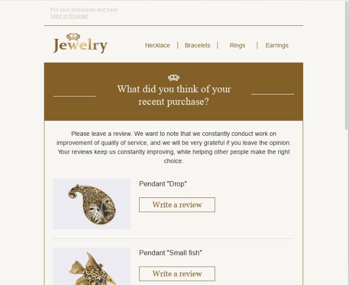 Ecommerce Email Templates Follow up Email Template - 10 Best E-commerce Email Marketing Strategies You Should Start Using Now