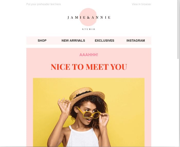 Ecommerce Email Templates Welcome Email Template - 10 Best E-commerce Email Marketing Strategies You Should Start Using Now