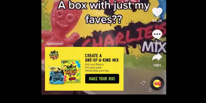 TikTok Ads Custom Mix Campaign for Sour Patch Kids