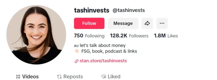 TashInvests' TikTok profile.