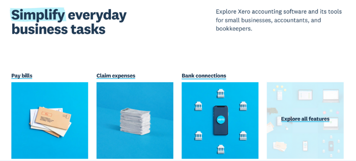 Xero's website. 