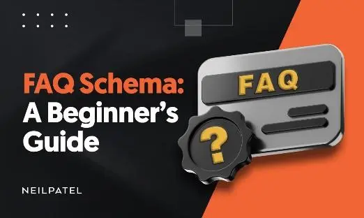 A graphic that says "FAQ Schema: A Beginner's Guide."