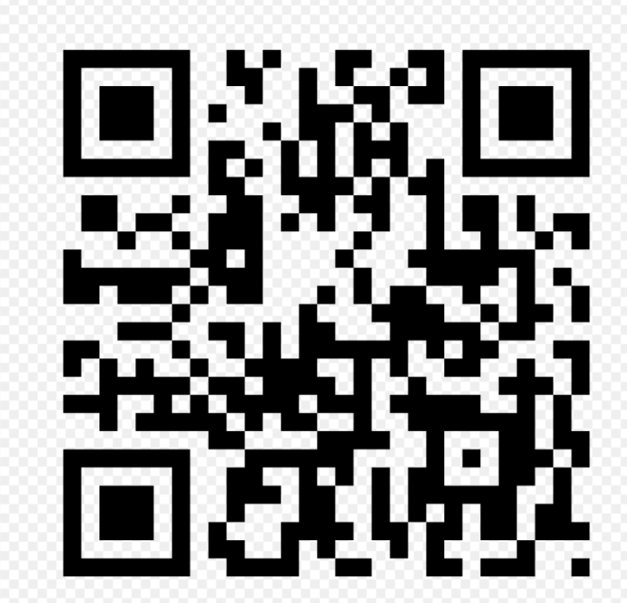 A QR code for Wikipedia's home page.