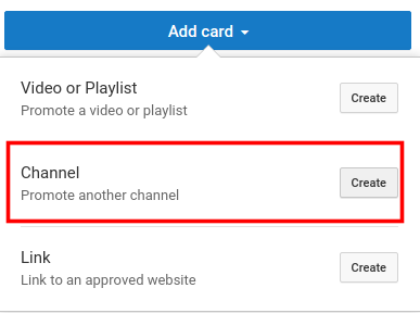 An illustration  of  however  to make  a ‘YouTube card’ for your video.