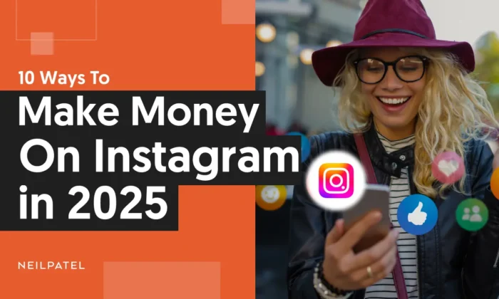 A graphic that says "Ways To Make Money On Instagram in 2025."
