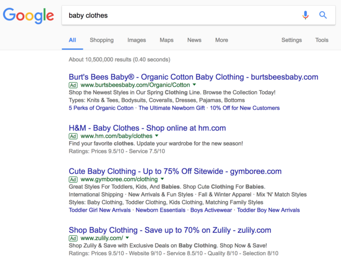 Here's an example of how to use Google ads and content marketing to drive customers to your landing page.