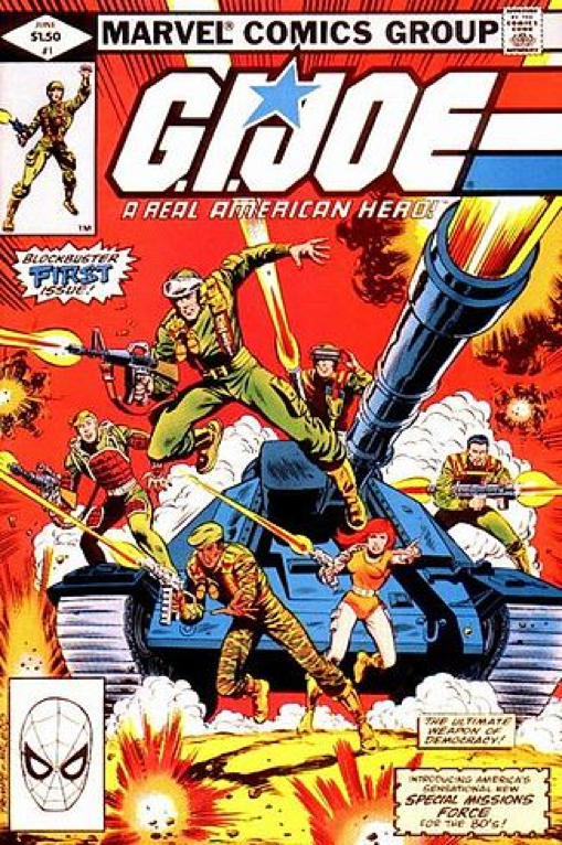 A G.I. Joe comic book cover is a great example of content marketing.
