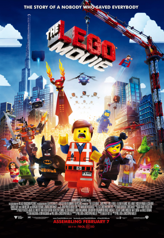 Η σειρά Lego Movie υπολογίζεται ως μάρκετινγκ περιεχομένου.