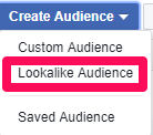 Create a lookalike audience in Meta Busines Manager as a part of your custom audience targeting on Facebook.