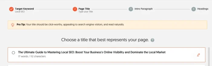A title suggestion from Ubersuggest's AI Writer.