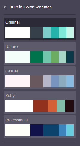 Choose betwixt  Piktochart's antithetic  colour  themes erstwhile   editing your image.