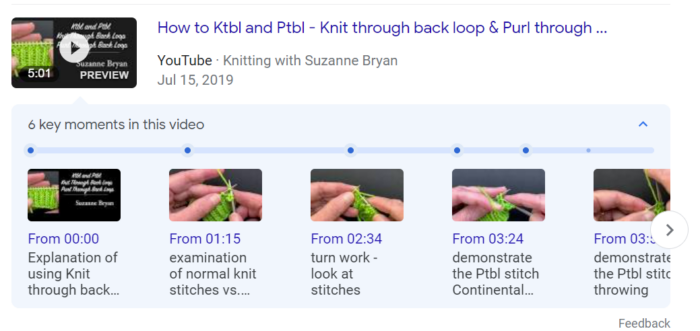 example of google learning video affluent  result