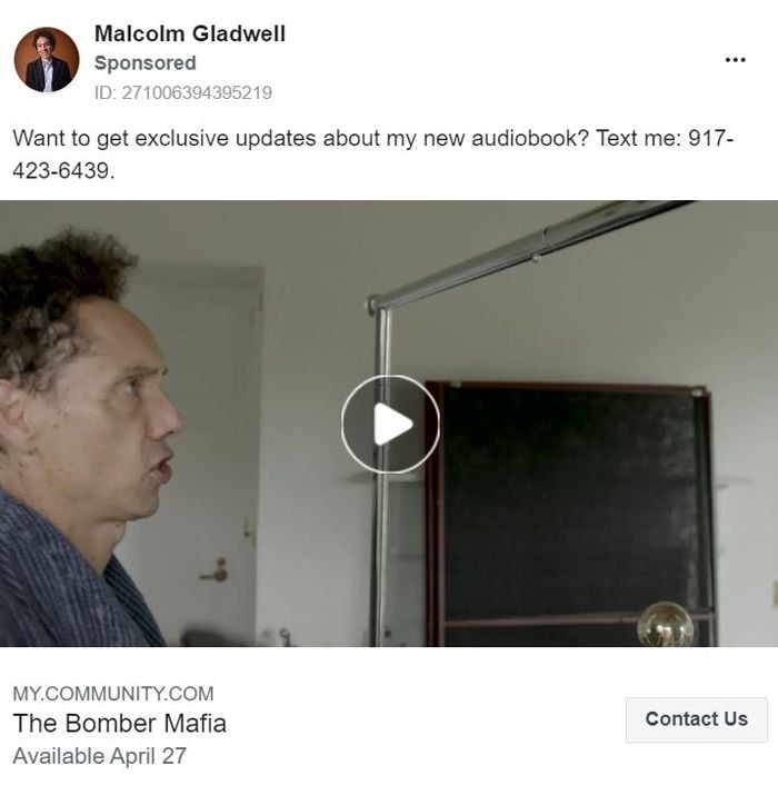 A post from Malcolm Gladwell about his new audio book.