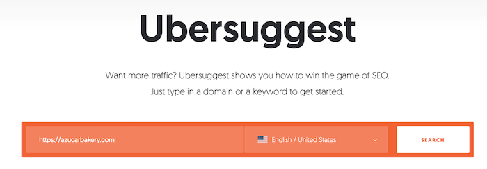 Use Ubersuggest to help with local link building.
