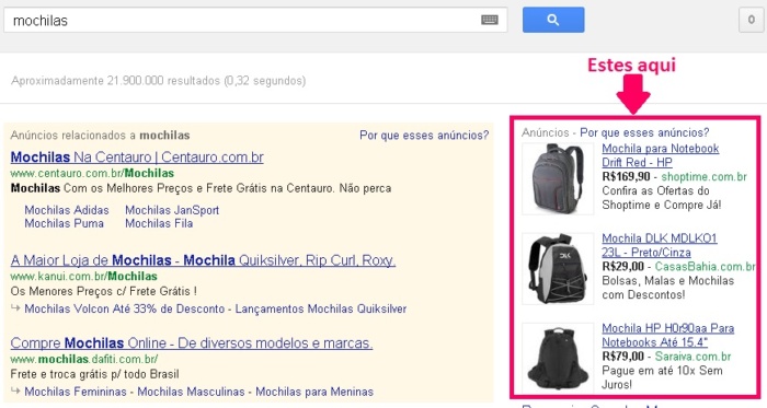 Google ads lateral
