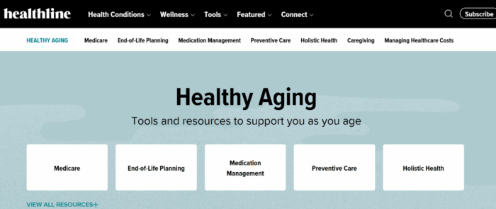 Blogs on Healthline's website.