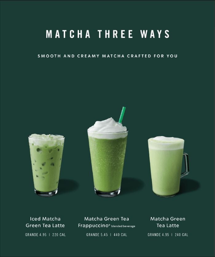 A Starbucks digital food advertisement.