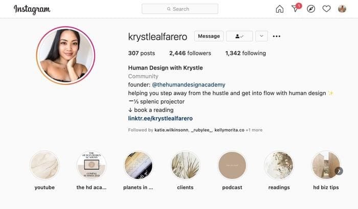 Krystlealfarero's instagram page. 