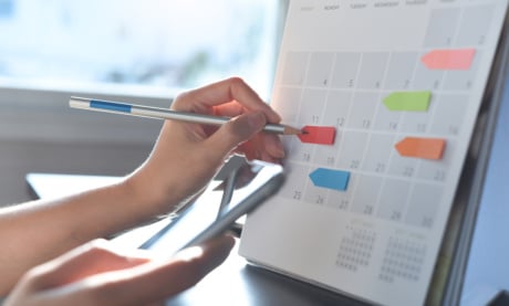 Calendário de conteúdo