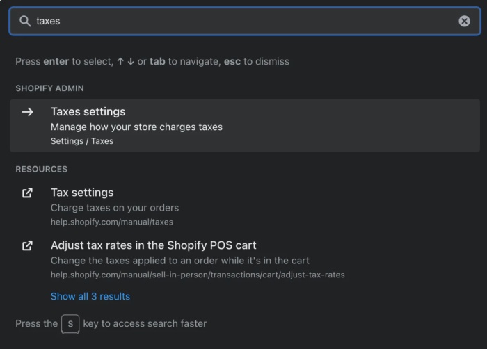 Managing tax settings in shopify. 