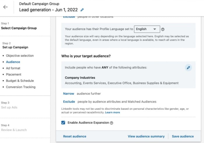 Linkedin Audience expansion feature. 