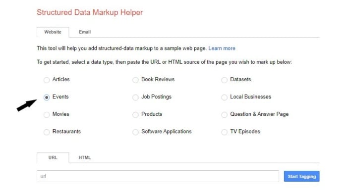 structured data markup helper image travel SEO