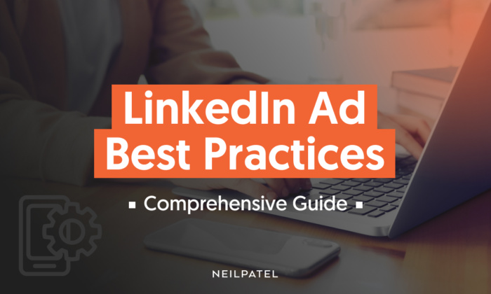 A graphic saying "Linkedin Ad Best Practices: Comprehensive Guide."