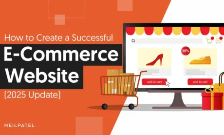A graphic that says "How to Create a Successful E-Commerce Website" (2025 Update)