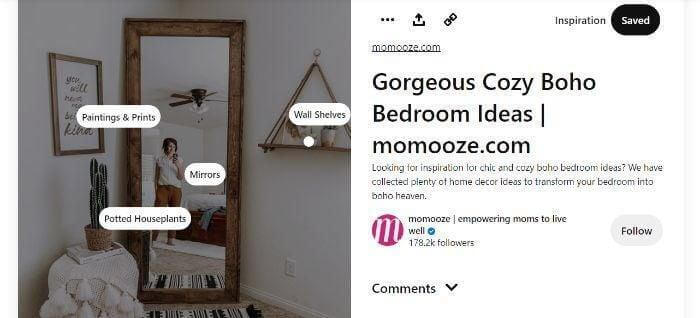 Gorgeous Cozy Boho Bedroom Ideas, Momooze.com