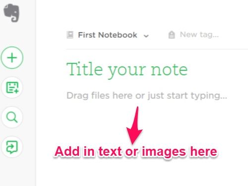 Evernote titling your note. 